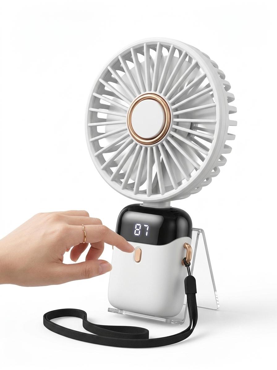 COOLING FAN 5 GEAR SPEED EASYLY CARRY IN POCKET FREE DELIVERY