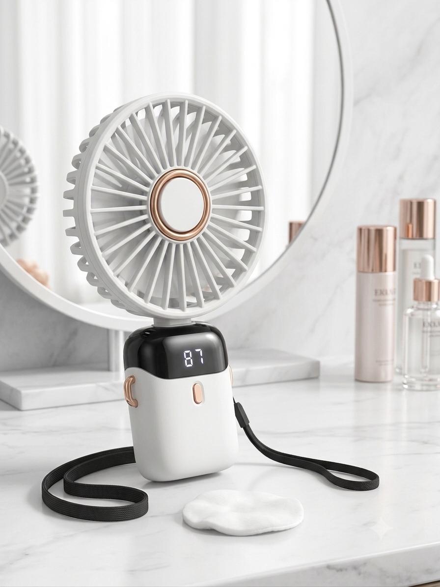 COOLING FAN 5 GEAR SPEED EASYLY CARRY IN POCKET FREE DELIVERY